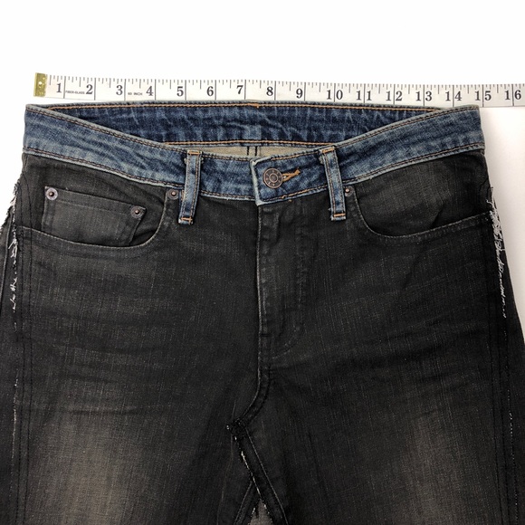 6397 Skinny Skirt Skinny Dirty Washer Black Fade - Picture 3 of 4